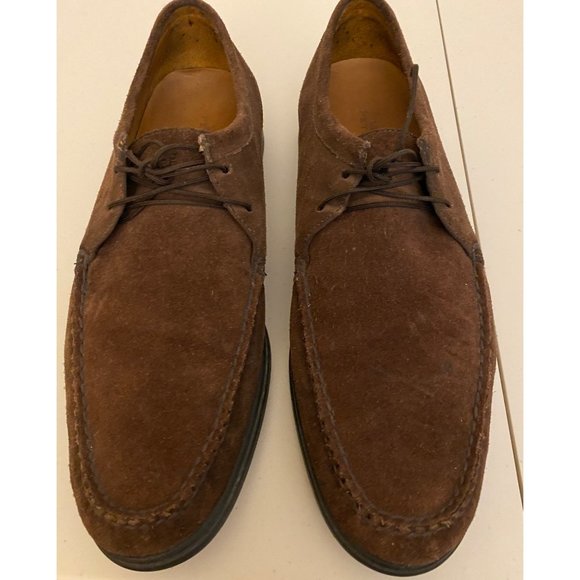 Peter Millar Crowders Suede Lace Up Shoes 12M Casual Non-Slip Comfort Slip-On - Picture 2 of 14